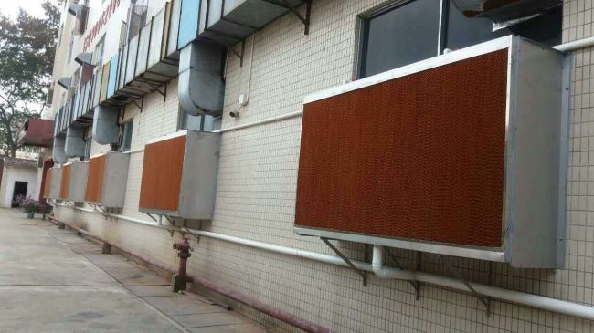 深圳龙岗水帘，湿帘风机厂房车间降温安装-油条视频